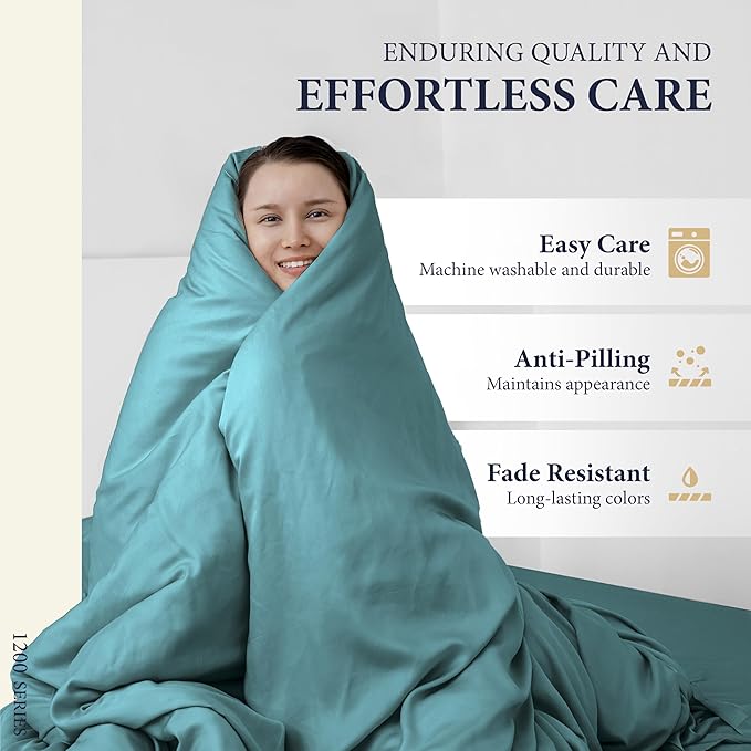 100% Egyptian Cotton King Size Sheets Set - Image 7