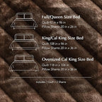 EVERGRACE Velvet Quilt Set Queen Size, Luxurious Soft Striped Channel Bedding - Image 9