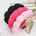 WHAVEL 3 Pack Spa Headband Skincare Headbands, Makeup Headband Sponge Terry - Image 6