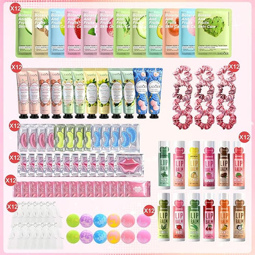 108 PCS Spa Party Supplies for Girls, Include Facial Masks, Lip Balms, Eye - Image 2
