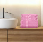 Avalon Towels Luxury 8 Piece Pink Towels Set, 2 Bath Towels, 2 Hand Towels and - Image 6