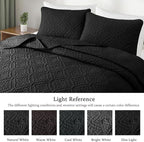 Exclusivo Mezcla Twin Quilt Bedding Set, Lightweight Soft Bedspreads Coverlets - Image 3