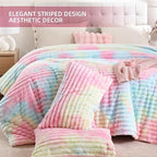 Smoofy Fluffy King Size Comforter Set 3 Pieces - Image 3