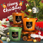 Large Candle Hot Cocoa Scented, 4 Wick Natural Soy Candles - Image 7