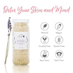 100% PURE Lavender Sea Therapy Bath Soak, Bath Salts - Image 7