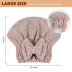 SUNLAND Large Microfiber Hair Drying Caps - Image 5