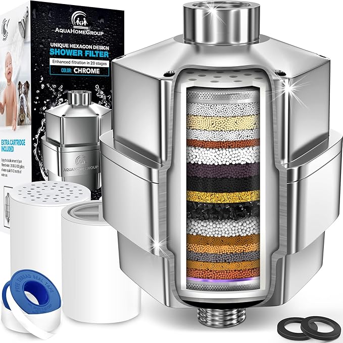 AquaHomeGroup 20 Stage Shower Filter by Aquahomegroup