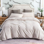 PURE ERA Jersey Knit Duvet Cover Set 100% T-Shirt Cotton Super Soft Comfy 2pc - Image 7