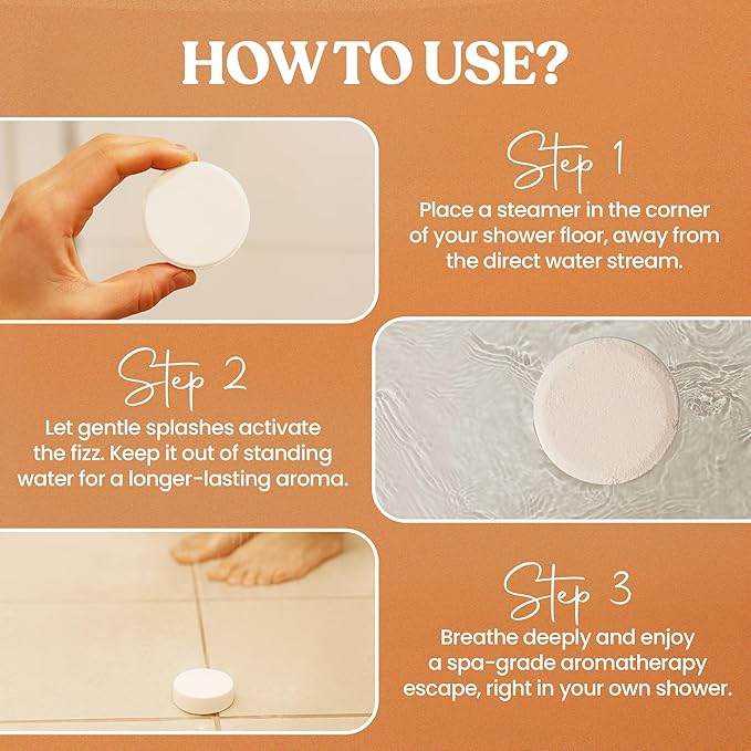 MESMOS 6 Assorted Shower Steamers Aromatherapy, Self Care Gifts - Image 4