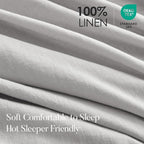 DAPU 100% Linen Duvet Cover Set - Image 2