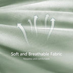 TEXARTIST Premium 2100 Series King Comforter All Season Breathable Sage Green - Image 3