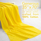 American Soft Linen 35x70 Jumbo Large Bath Towel, 600 GSM 100% Cotton Turkish - Image 2