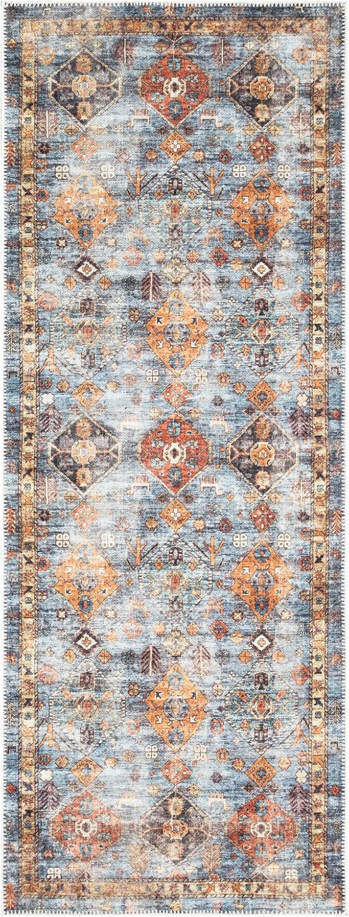 Bloom Rugs Washable Non-Slip 7 ft Runner - Image 3