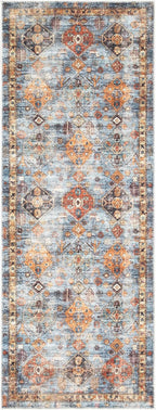 Bloom Rugs Washable Non-Slip 7 ft Runner - Image 3
