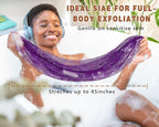 2 Pack African Net Sponge Exfoliating Body Scrubber Bath Sponge - Image 2