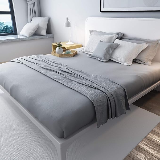 Lirex 2-Pack Full Size Flat Sheet Set, Ultra-Soft Brushed 1800 Microfiber - Image 5