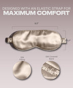 SUNDAYSILKS™ Exclusive Mulberry Silk Sleep Mask | Soft Eye Covers, and - Image 6