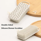 2 PC Silicone Body Scrubber, 2 in 1 Exfoliating Shower Bath Scrubber, Soft - Image 9