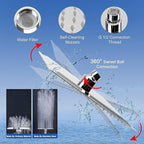 NearMoon Filtered Shower Head, High Pressure 8″Square, 5 settings Handheld Rain - Image 4