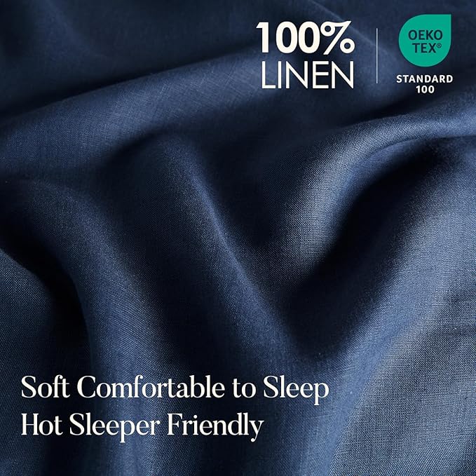 DAPU 100% Linen Duvet Cover Set - Image 2