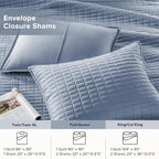 Comfort Spaces Kienna Quilt Set- Double Sided Stitching Design Summer Blanket - Image 5