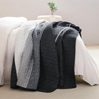 Litanika Quilt King Size Black, Soft Lightweight Polyester Comforter Bedding Set - Image 5