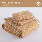 SahSahCasa Quilt Set Queen Size, 100% Cotton Quilt Bedding Set Bedspread - Image 7