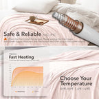 Wapaneus Foot Pocket Heated Blanket Electric Throw - Image 5