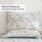 LEMIROE Botanical Cotton Comforter Queen Size - Image 4