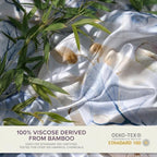 YIYEA 100% Viscose Derived from Bamboo Pillow Cases Set of 2, 600 Thread Count - Image 3