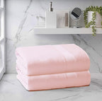 Belizzi Home Premium Cotton Oversized 2 Pack Bath Sheet 35x70-100% Pure Cotton - Image 3