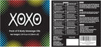 XOXO - 8 Piece Flavoured Body Massage Oils Set - Natural Pleasant Aroma - Image 6