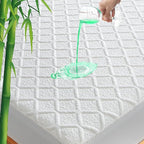 UNILIBRA King Size Waterproof Mattress Protector, 3D Air Rayon Made from Bamboo by Unilibra