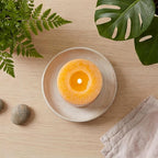 Aroma Naturals Lavender & Tangerine Essential Oil Scented Pillar Candle - Image 9