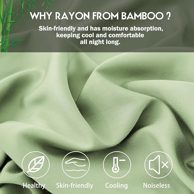 Pillowcases Standard Size 2 Pack, Cooling Viscose Pillow Cases - Image 2