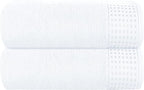 GLAMBURG Cotton 2 Pack Oversized Bath Sheet 35 x 70, Large Bath Sheet, Ultra by GLAMBURG