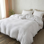 Simple&Opulence 100% Washed Linen Duvet Cover Set 68"x86" by SimpleOpulence