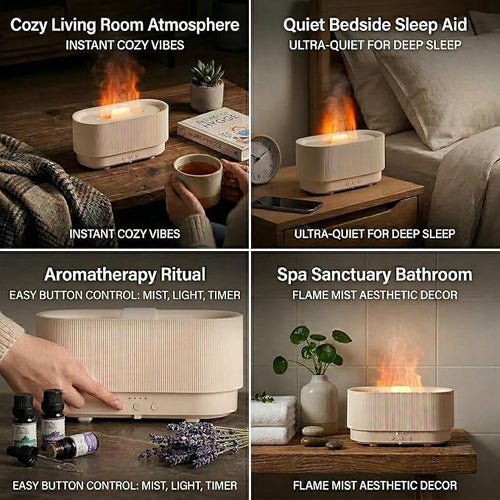 8 Colour Aromatherapy Diffuser, Essential Oil Diffusers - Image 2