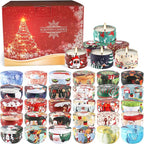YOROXRG 36 Pack Christmas Scented Candles Gift Set 2.5oz Strong Fragrance jar - Image 3