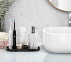 Luxspire Bathroom Vanity Tray Kitchen Soap Tray, Oval Toilet Tank Tray - Image 4