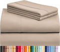 LuxClub 4 PC Queen Sheet Set, Breathable Luxury Bed Sheets, Deep Pockets 18" by LuxClub