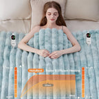 Heated Throw Blanket, Faux Fur Cozy Heating Blanket - Image 4