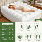 5 Inch California King Mattress Topper, Memory Foam Mattress Toppers -2.5" Gel - Image 8