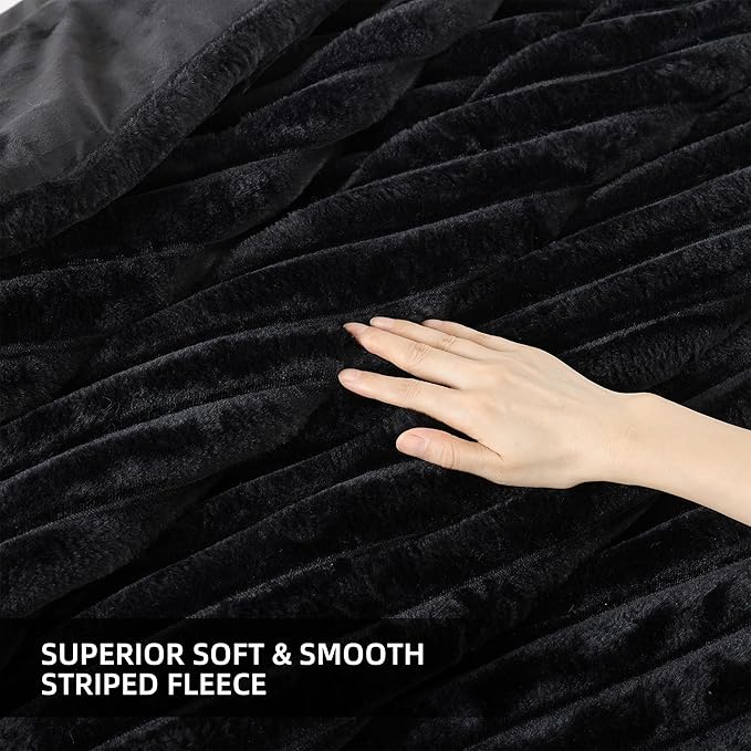 Smoofy Fluffy King Size Comforter Set 3 Pieces - Image 5