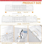 Yieach Luxury Clear Acrylic Bathtub Tray - Image 3