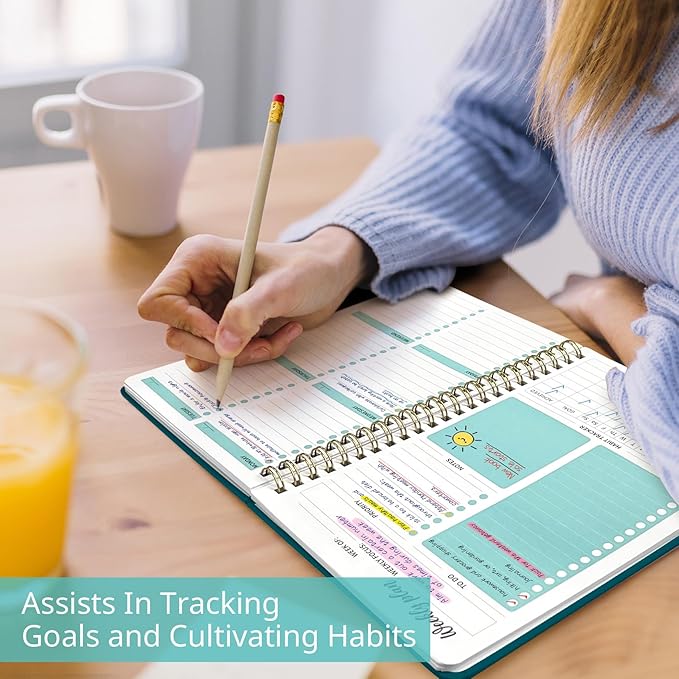 Taja Undated Weekly Planner, Weekly To Do List Notebook - Image 4