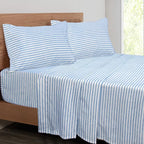 Mejoroom Striped King Size Sheet Set by Mejoroom