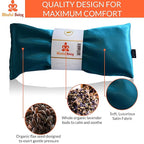 Lavender Eye Pillow | Hot or Cold Weighted Satin Eye Mask Perfect - Image 2