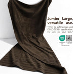 American Soft Linen 35x70 Jumbo Large Bath Towel, 600 GSM 100% Cotton Turkish - Image 3