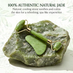 Jade Roller and Gua Sha Set for Face & Body – 4-Piece Authentic Jade Facial - Image 9